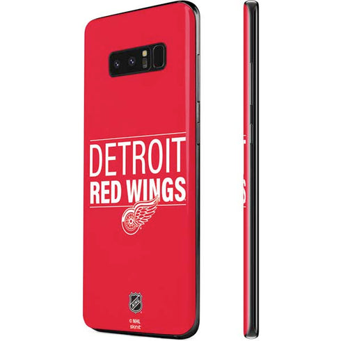 NHL Detroit Red Wings Lineup Galaxy Note 8 Skin