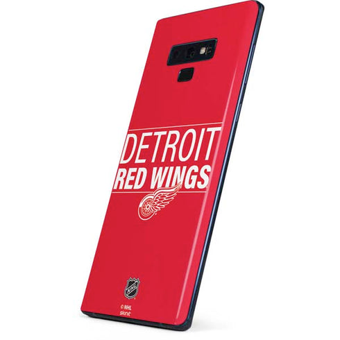 NHL Detroit Red Wings Lineup Galaxy Note 9 Skin