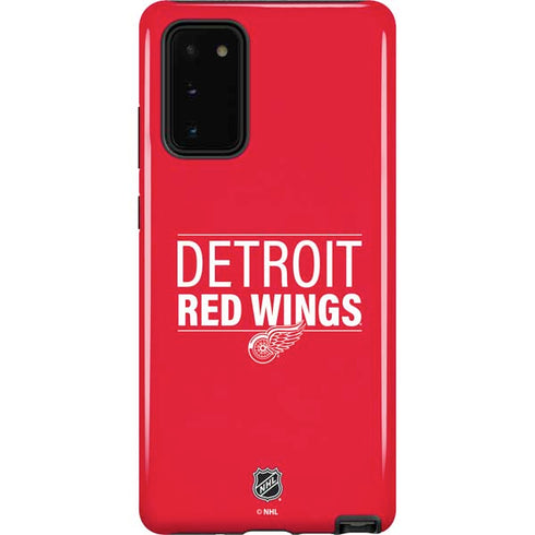 NHL Detroit Red Wings Lineup Galaxy Note20 5G Pro Case