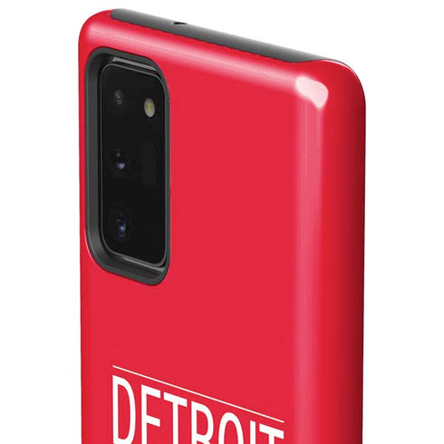 NHL Detroit Red Wings Lineup Galaxy Note20 5G Pro Case