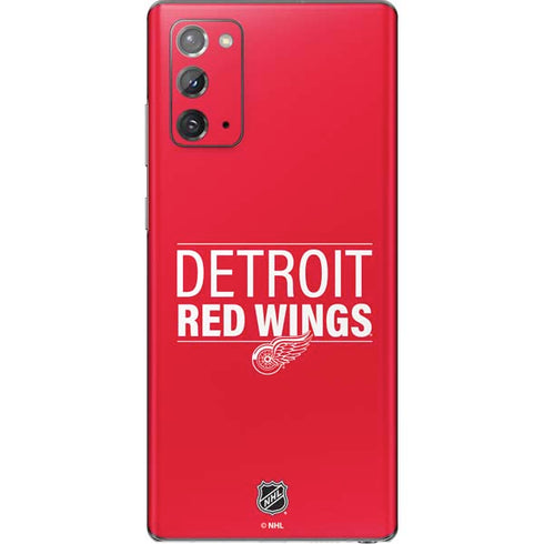 NHL Detroit Red Wings Lineup Galaxy Note20 5G Skin