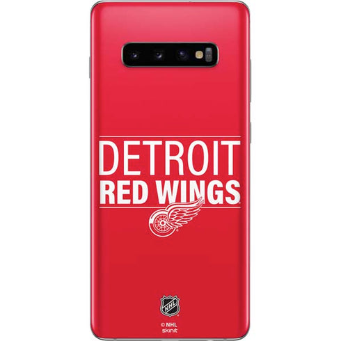 NHL Detroit Red Wings Lineup Galaxy S10 Plus Skin