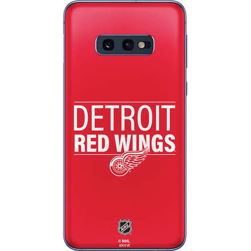 NHL Detroit Red Wings Lineup Galaxy S10e Skin