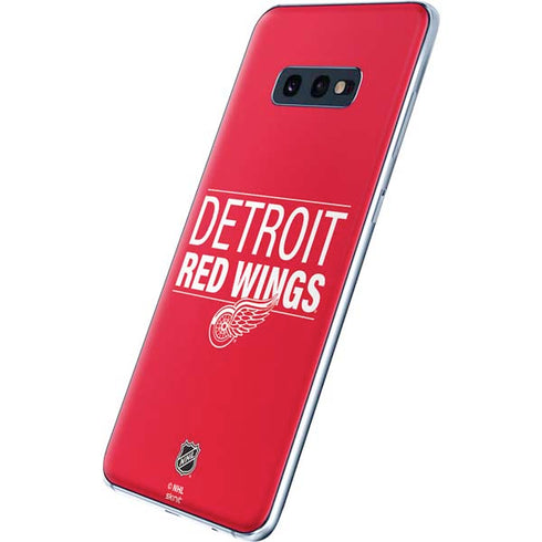 NHL Detroit Red Wings Lineup Galaxy S10e Skin
