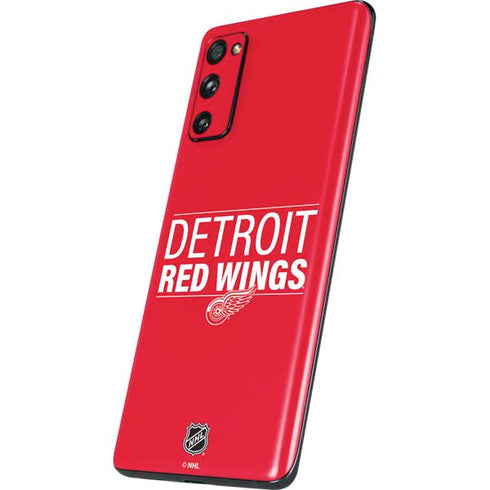 NHL Detroit Red Wings Lineup Galaxy S20 Fan Edition Skin