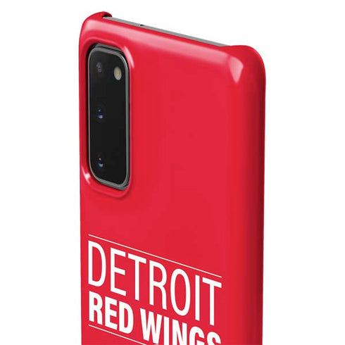 NHL Detroit Red Wings Lineup Galaxy S20 Lite Case