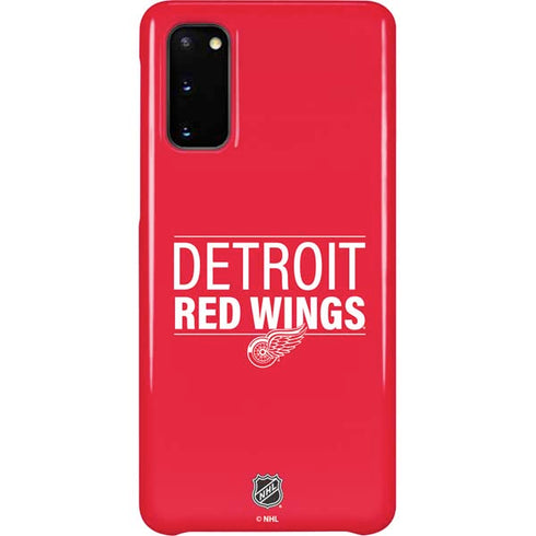 NHL Detroit Red Wings Lineup Galaxy S20 Lite Case