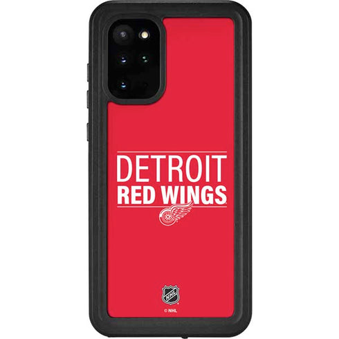 NHL Detroit Red Wings Lineup Galaxy S20 Plus Waterproof Case