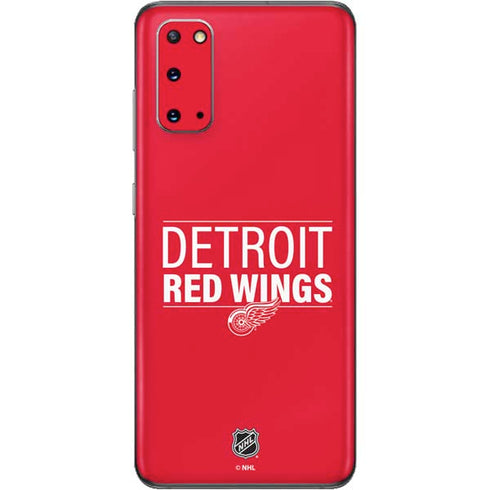 NHL Detroit Red Wings Lineup Galaxy S20 Skin