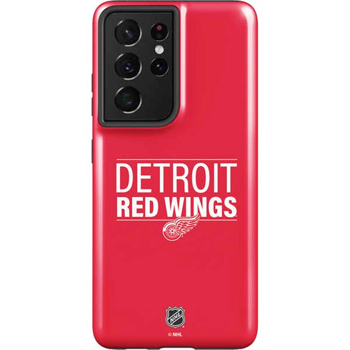 NHL Detroit Red Wings Lineup Galaxy S21 Ultra 5G Pro Case