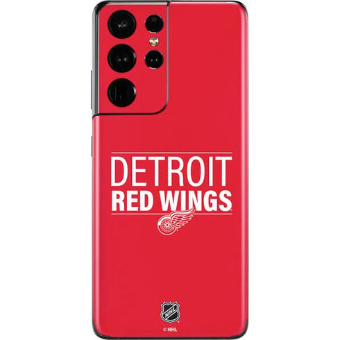 NHL Detroit Red Wings Lineup Galaxy S21 Ultra 5G Skin