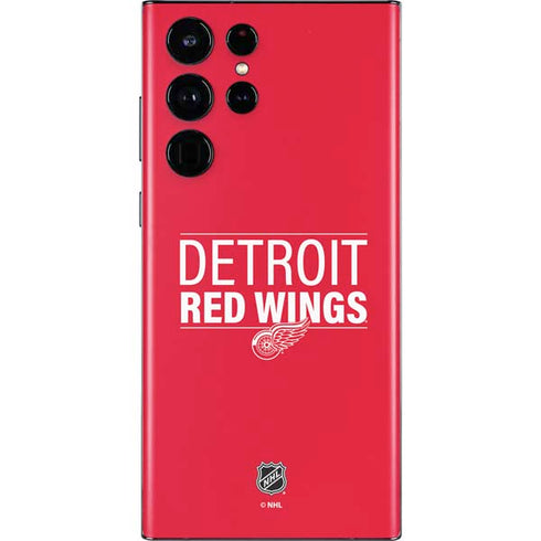 NHL Detroit Red Wings Lineup Galaxy S22 Ultra Skin