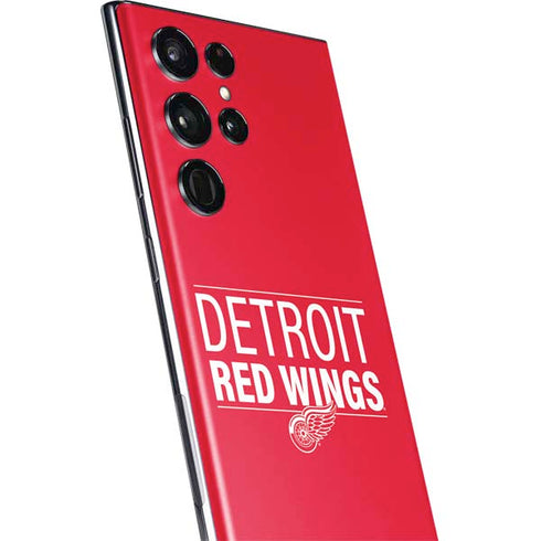 NHL Detroit Red Wings Lineup Galaxy S22 Ultra Skin