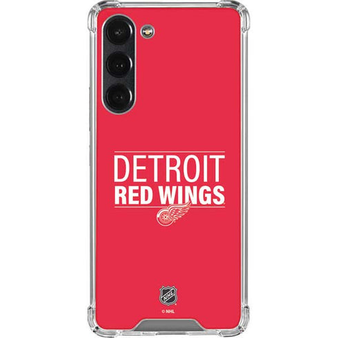 NHL Detroit Red Wings Lineup Galaxy S23 Plus Clear Case