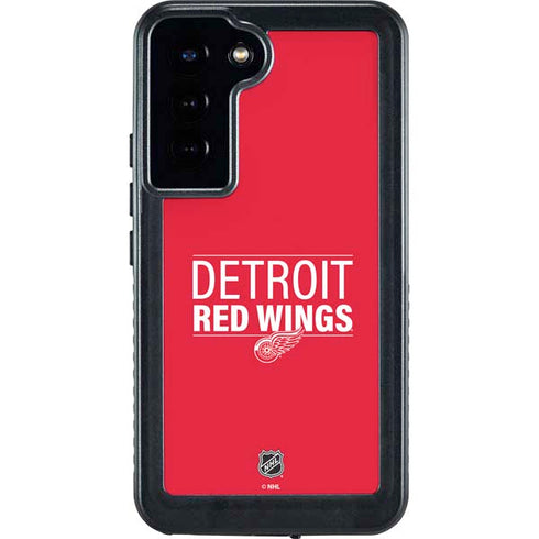 NHL Detroit Red Wings Lineup Galaxy S23 Plus Waterproof Case