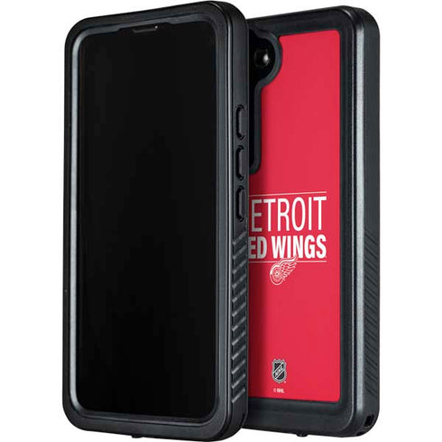 NHL Detroit Red Wings Lineup Galaxy S23 Plus Waterproof Case
