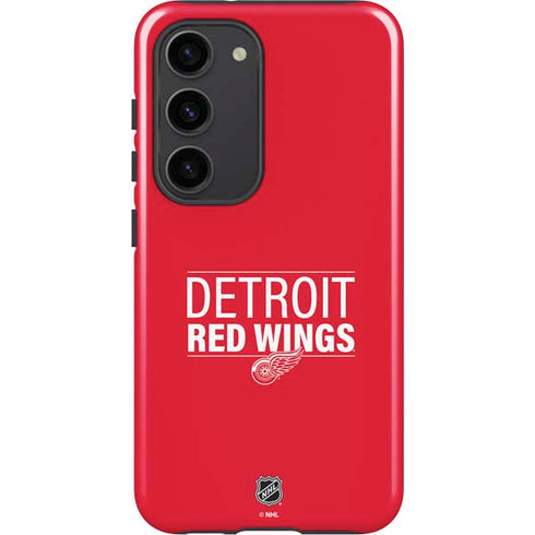 NHL Detroit Red Wings Lineup Galaxy S23 Pro Case