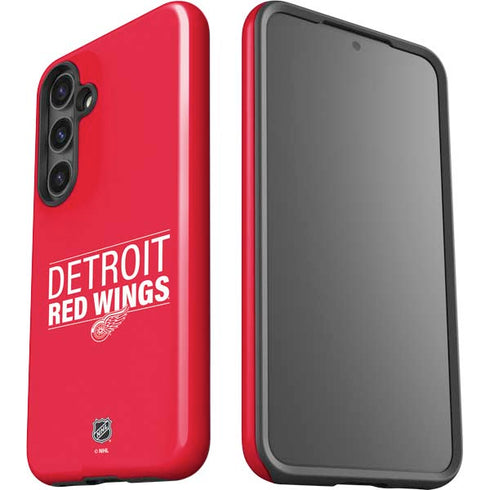 NHL Detroit Red Wings Lineup Galaxy S24 Impact Case
