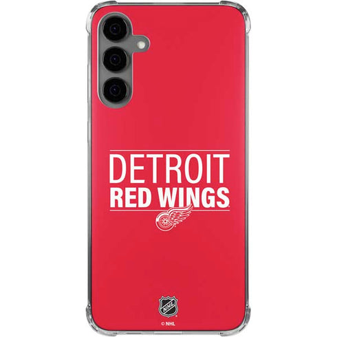 NHL Detroit Red Wings Lineup Galaxy S24 Plus Clear Case