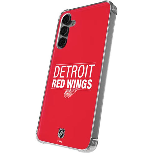 NHL Detroit Red Wings Lineup Galaxy S24 Plus Clear Case