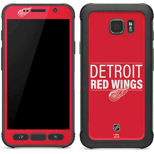 NHL Detroit Red Wings Lineup Galaxy S7 Active Skin