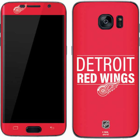 NHL Detroit Red Wings Lineup Galaxy S7 Skin