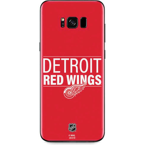 NHL Detroit Red Wings Lineup Galaxy S8 Plus Skin