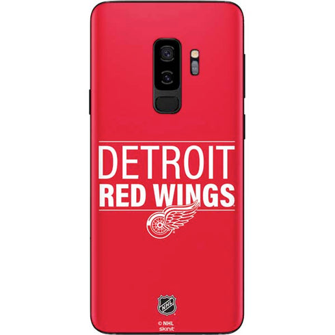 NHL Detroit Red Wings Lineup Galaxy S9 Plus Skin