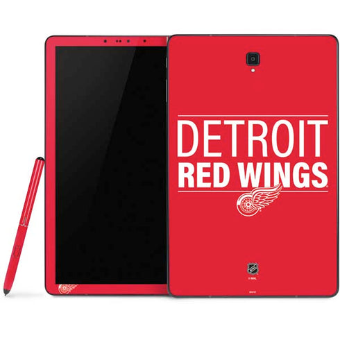 NHL Detroit Red Wings Lineup Samsung Galaxy Tab Skin
