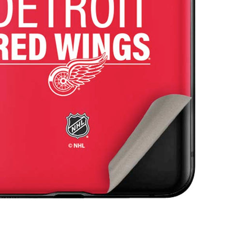 NHL Detroit Red Wings Lineup Galaxy Z Flip Skin