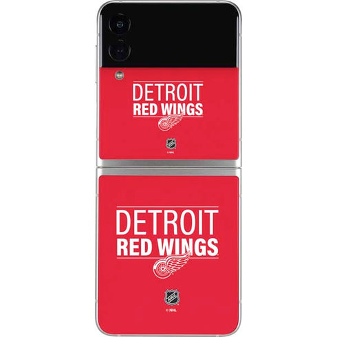 NHL Detroit Red Wings Lineup Galaxy Z Flip3 5G Skin