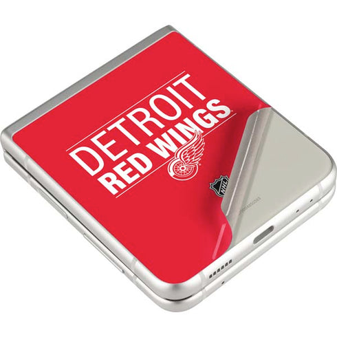 NHL Detroit Red Wings Lineup Galaxy Z Flip3 5G Skin