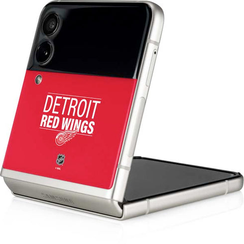 NHL Detroit Red Wings Lineup Galaxy Z Flip3 5G Skin