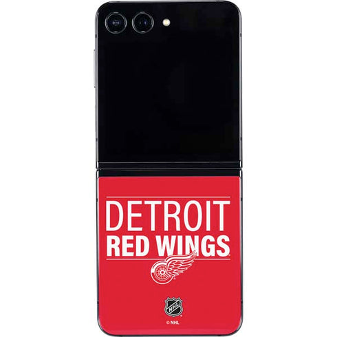 NHL Detroit Red Wings Lineup Galaxy Z Flip5 5G Skin