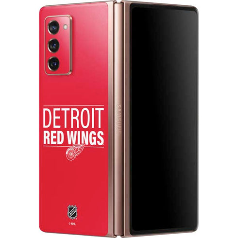 NHL Detroit Red Wings Lineup Galaxy Z Fold2 5G Skin