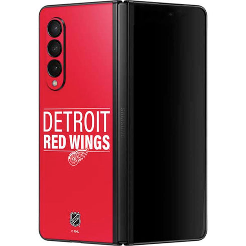 NHL Detroit Red Wings Lineup Galaxy Z Fold3 5G Skin