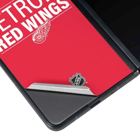 NHL Detroit Red Wings Lineup Galaxy Z Fold4 5G Skin