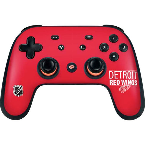 NHL Detroit Red Wings Lineup Google Stadia Controller Skin