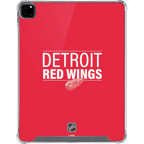 NHL Detroit Red Wings Lineup iPad Pro 12.9in (2020) Clear Case