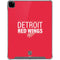 NHL Detroit Red Wings Lineup iPad Pro 12.9in (2020) Clear Case