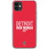 NHL Detroit Red Wings Lineup iPhone 11 Clear Case