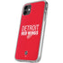 NHL Detroit Red Wings Lineup iPhone 11 Clear Case
