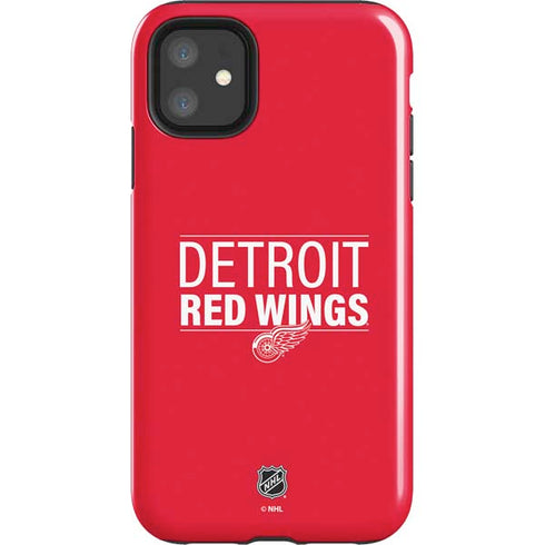 NHL Detroit Red Wings Lineup iPhone 11 Impact Case