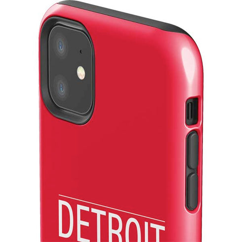 NHL Detroit Red Wings Lineup iPhone 11 Impact Case