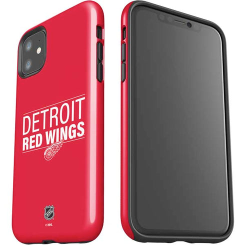 NHL Detroit Red Wings Lineup iPhone 11 Impact Case