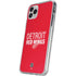 NHL Detroit Red Wings Lineup iPhone 11 Pro Clear Case