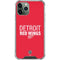 NHL Detroit Red Wings Lineup iPhone 11 Pro Max Clear Case