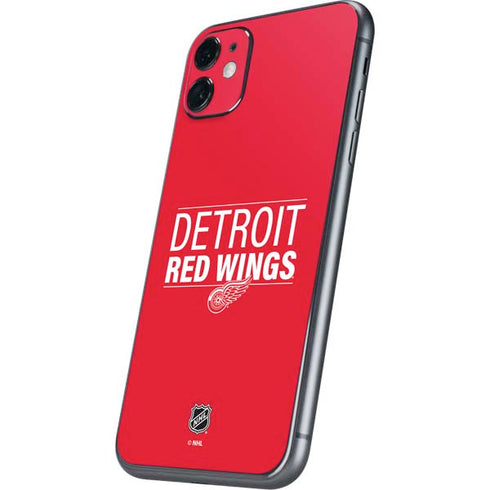 NHL Detroit Red Wings Lineup iPhone 11 Skin