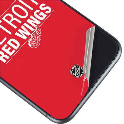 NHL Detroit Red Wings Lineup iPhone 11 Skin