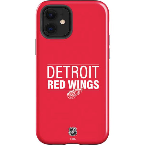 NHL Detroit Red Wings Lineup iPhone 12 Impact Case